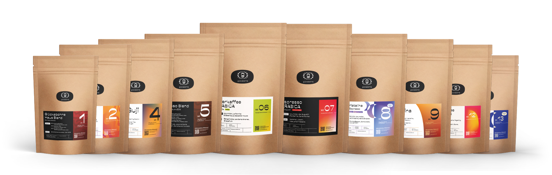 Bild einer Auswahl unserer Kaffees